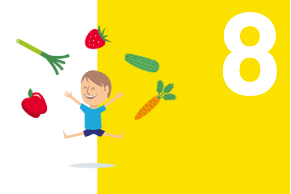 8 : Groenten en fruit voor kinderen tegen constipatie