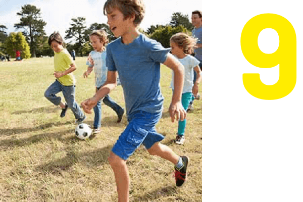 9 : Enfant sportif contre la constipation