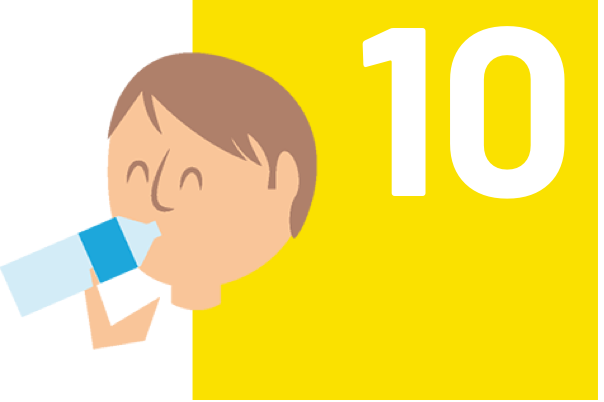 10 : Kind gehydrateerd tegen constipatie