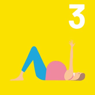 3: Zwangere vrouw doet yoga tegen constipatie