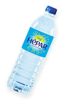 Fles 1L Mineraal water Hépar