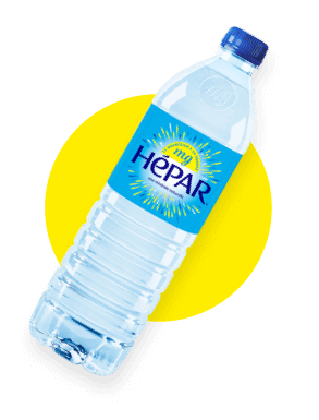 Bouteille 1 L d'eau minérale Hépar