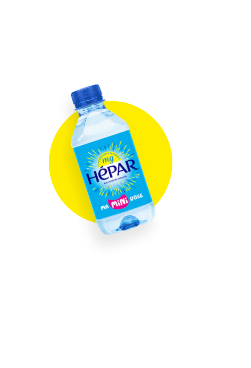 fles 33cl mineraal water Hépar