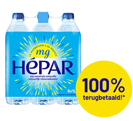 hépar 6 pack - 100% terugbetaald
